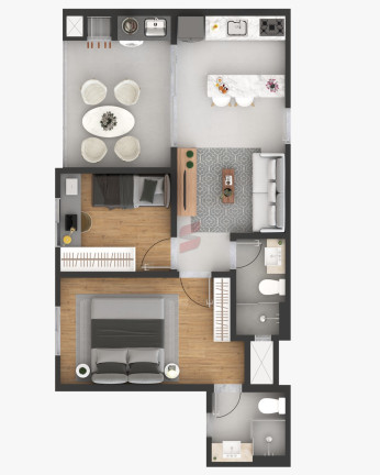 Imagem Apartamento com 1 Quarto à Venda, 36 m² em Centro - Pinhais Imagem Apartamento com 1 Quarto à Venda, 36 m² em Centro - Pinhais