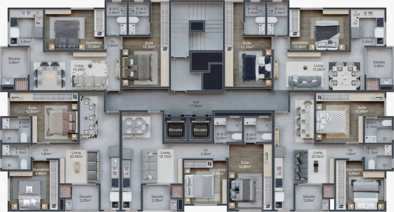 Imagem Apartamento com 2 Quartos à Venda, 62 m² em Morretes - Itapema Imagem Apartamento com 2 Quartos à Venda, 62 m² em Morretes - Itapema