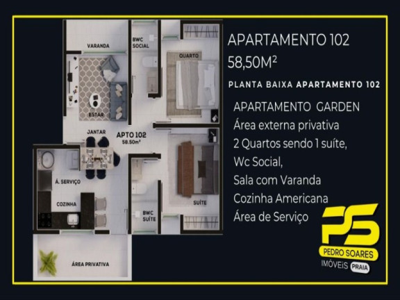 Imagem Apartamento com 2 Quartos à Venda, 68 m² em Jardim São Paulo - João Pessoa