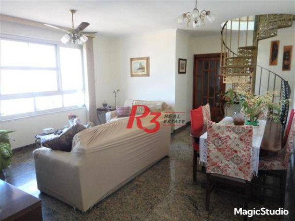 Imagem Cobertura com 3 Quartos à Venda, 258 m² em Gonzaga - Santos
