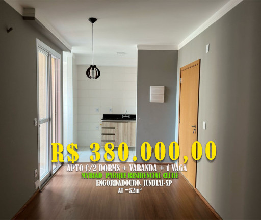 Apartamento com 2 Quartos à Venda, 52 m² em Bosque Dos Jacarandás - Jundiaí