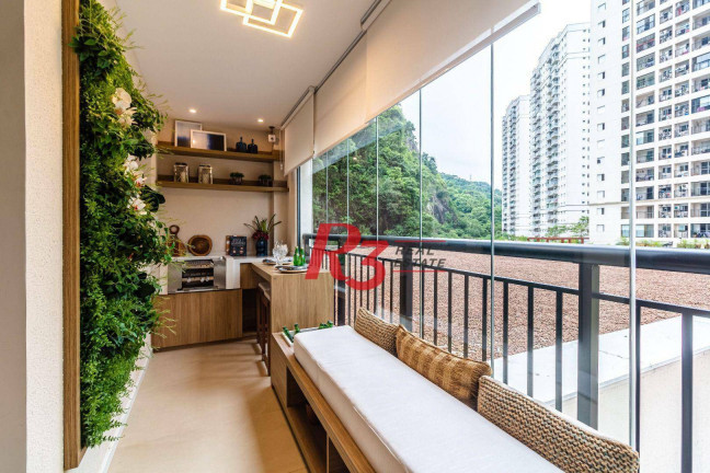 Imagem Apartamento com 2 Quartos para Alugar, 62 m² em Marapé - Santos Imagem Apartamento com 2 Quartos para Alugar, 62 m² em Marapé - Santos