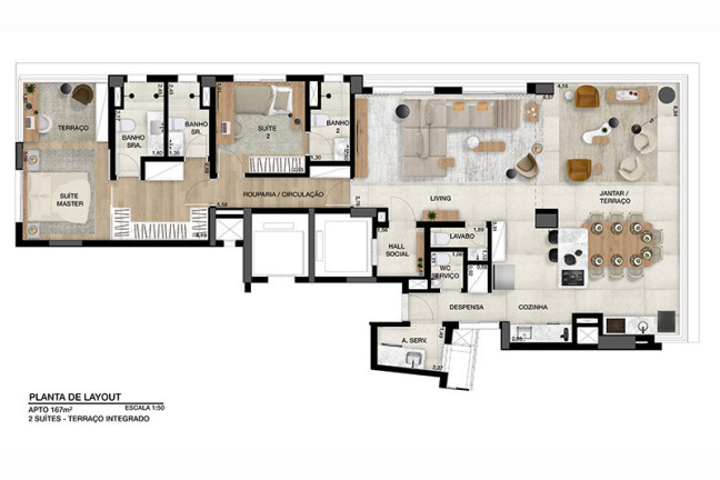 Imagem Apartamento com 4 Quartos à Venda, 195 m² em Mooca - São Paulo