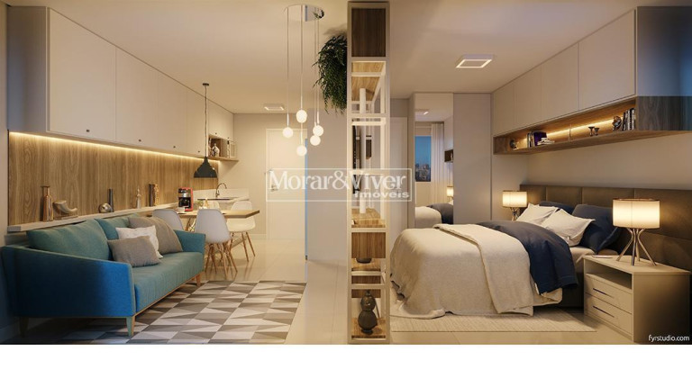 Imagem Apartamento com 1 Quarto à Venda, 42 m² em Portão - Curitiba
