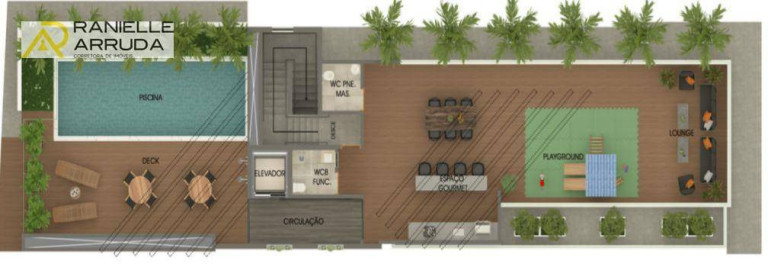 Imagem Apartamento com 1 Quarto à Venda, 29 m² em Cabo Branco - João Pessoa