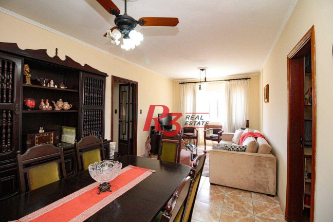 Apartamento com 2 Quartos à Venda, 83 m² em Campo Grande - Santos