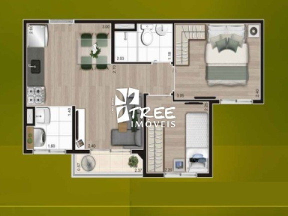 Imagem Apartamento com 2 Quartos à Venda, 37 m² em Jardim Adutora - São Paulo Imagem Apartamento com 2 Quartos à Venda, 37 m² em Jardim Adutora - São Paulo