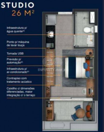 Imagem Apartamento com 1 Quarto à Venda, 27 m² em Vila Mariana - São Paulo