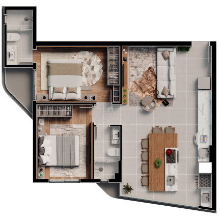 Imagem Apartamento com 2 Quartos à Venda, 72 m² em São Judas - Itajaí Imagem Apartamento com 2 Quartos à Venda, 72 m² em São Judas - Itajaí