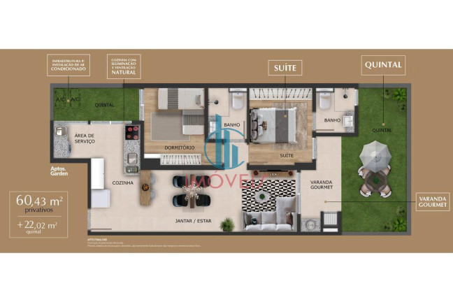 Imagem Apartamento com 2 Quartos à Venda, 63 m² em Mandaqui - São Paulo