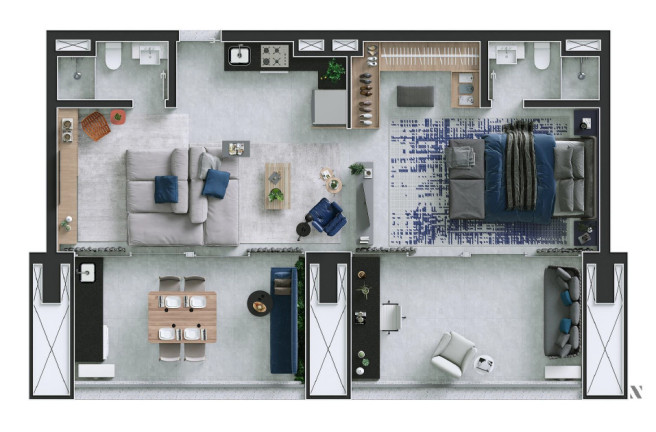 Imagem Apartamento com 1 Quarto à Venda, 39 m² em Tatuapé - São Paulo Imagem Apartamento com 1 Quarto à Venda, 39 m² em Tatuapé - São Paulo