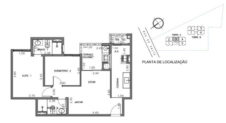 Imagem Apartamento com 2 Quartos à Venda, 56 m² em Vila Assunção - Santo André Imagem Apartamento com 2 Quartos à Venda, 56 m² em Vila Assunção - Santo André