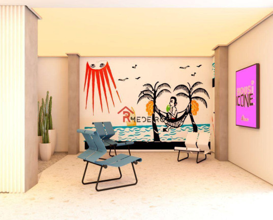 Imagem Apartamento com 1 Quarto à Venda, 54 m² em Canto Do Forte - Praia Grande