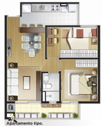 Imagem Apartamento com 2 Quartos à Venda, 56 m² em Centro - São Bernardo Do Campo Imagem Apartamento com 2 Quartos à Venda, 56 m² em Centro - São Bernardo Do Campo
