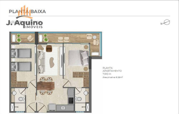 Imagem Apartamento com 1 Quarto à Venda, 27 m² em Aldeota - Fortaleza Imagem Apartamento com 1 Quarto à Venda, 27 m² em Aldeota - Fortaleza