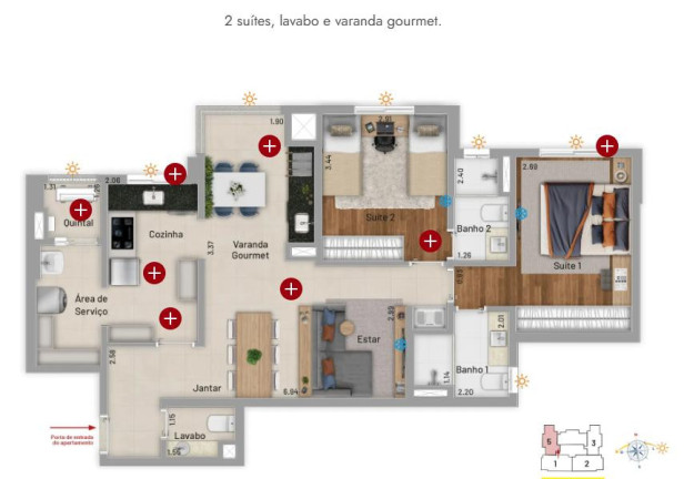 Imagem Apartamento com 2 Quartos à Venda, 86 m² em Santa Paula - São Caetano Do Sul Imagem Apartamento com 2 Quartos à Venda, 86 m² em Santa Paula - São Caetano Do Sul
