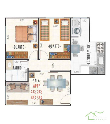 Imagem Apartamento com 2 Quartos à Venda, 50 m² em Centro - Juiz De Fora Imagem Apartamento com 2 Quartos à Venda, 50 m² em Centro - Juiz De Fora