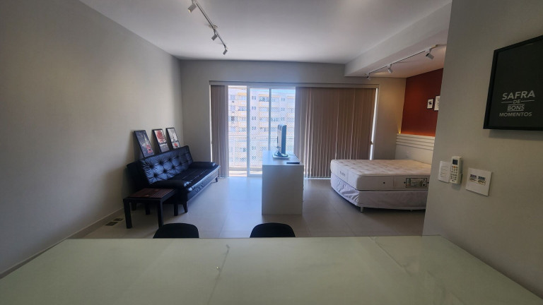 Imagem Apartamento com 1 Quarto para Alugar, 41 m² em Pompéia - Santos