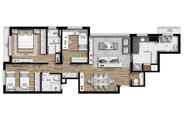 Imagem Apartamento com 3 Quartos à Venda, 102 m² em Passo Da Areia - Porto Alegre