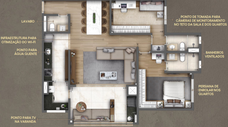 Imagem Apartamento com 3 Quartos à Venda, 93 m² em Vila Leopoldina - São Paulo