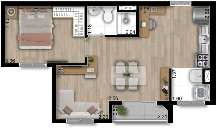 Imagem Apartamento com 2 Quartos à Venda, 37 m² em Vila Carrão - São Paulo Imagem Apartamento com 2 Quartos à Venda, 37 m² em Vila Carrão - São Paulo