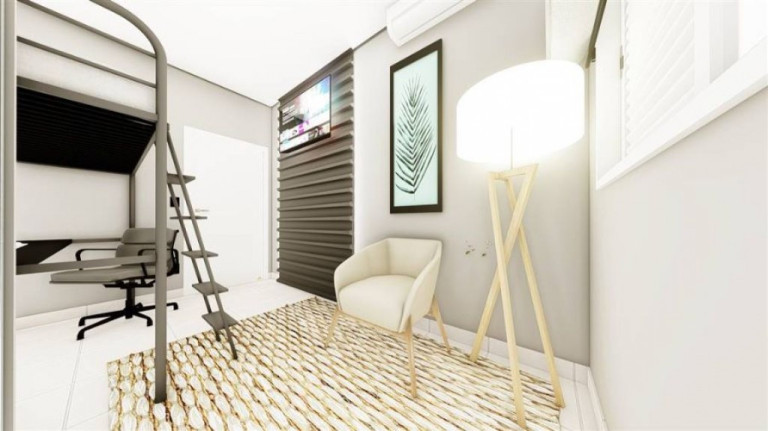 Imagem Apartamento com 1 Quarto à Venda, 47 m² em Caiçara - Praia Grande