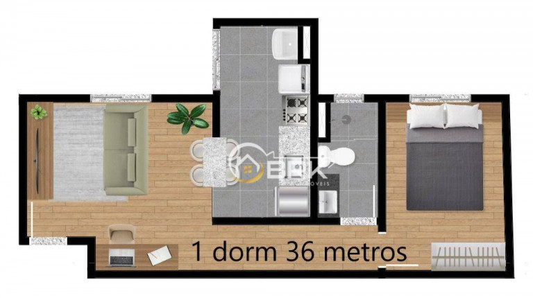 Imagem Apartamento com 1 Quarto à Venda, 39 m² em Vila Matilde - São Paulo