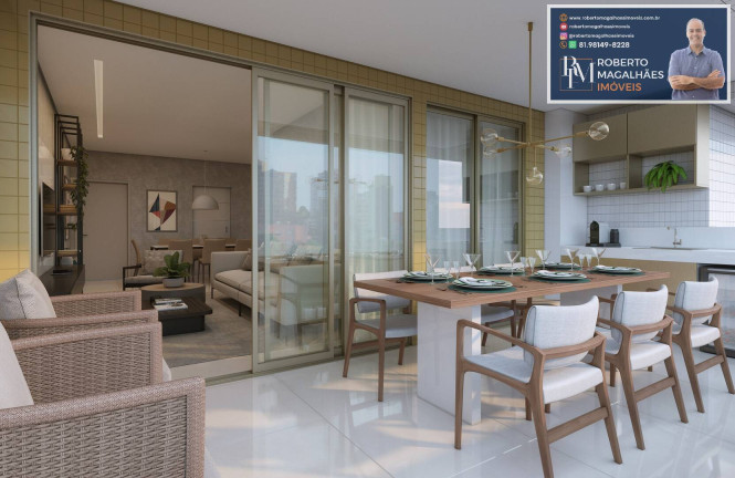 Imagem Apartamento com 4 Quartos à Venda, 134 m² em Poço - Recife Imagem Apartamento com 4 Quartos à Venda, 134 m² em Poço - Recife