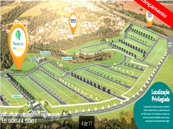 Terreno à Venda, 200 m² em Morada Dos Ipês Ii - Boituva