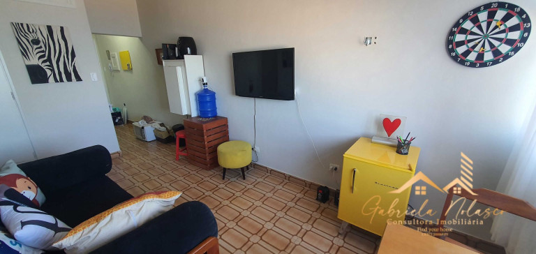 Imagem Kitnet com 1 Quarto para Alugar, 33 m² em José Menino - Santos