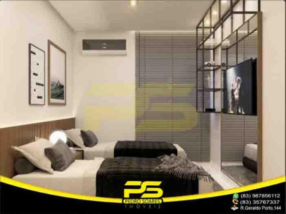 Imagem Apartamento com 1 Quarto à Venda, 54 m² em Cabo Branco - João Pessoa