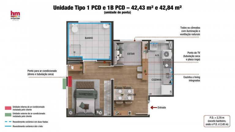 Imagem Apartamento com 2 Quartos à Venda,  em Jardim Ibirapuera - Campinas