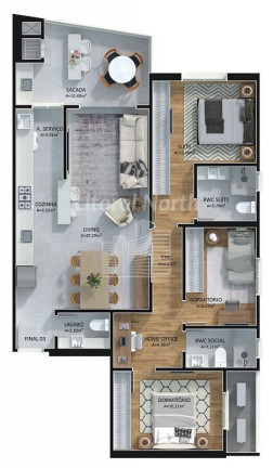 Imagem Apartamento com 2 Quartos à Venda, 77 m² em Centro - Itajaí Imagem Apartamento com 2 Quartos à Venda, 77 m² em Centro - Itajaí