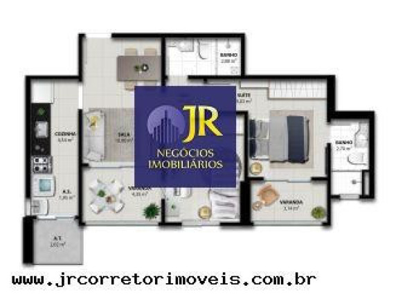 Imagem Apartamento com 2 Quartos à Venda, 60 m² em Jockey De Itaparica - Vila Velha Imagem Apartamento com 2 Quartos à Venda, 60 m² em Jockey De Itaparica - Vila Velha