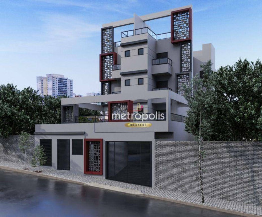 Apartamento com 2 Quartos à Venda, 45 m² em Santa Maria - Santo André
