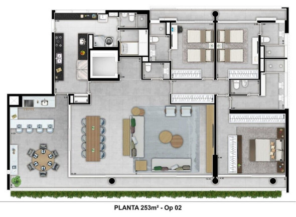 Imagem Apartamento com 3 Quartos à Venda, 252 m² em Cidade Jardim - São Paulo