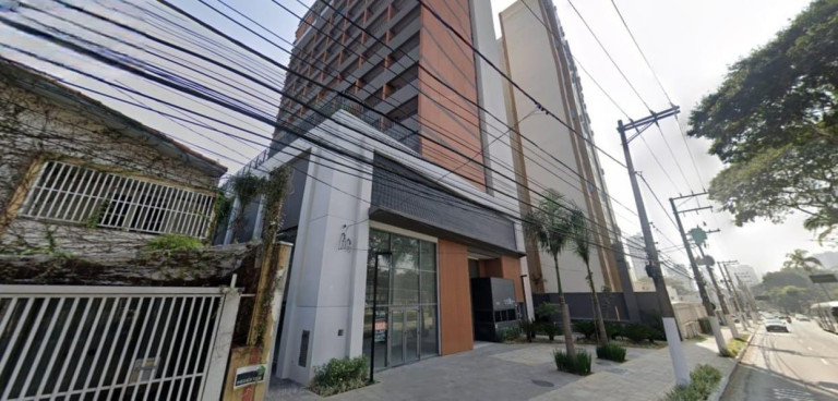 Apartamento com 1 Quarto para Alugar, 26 m² em Santo Amaro - São Paulo