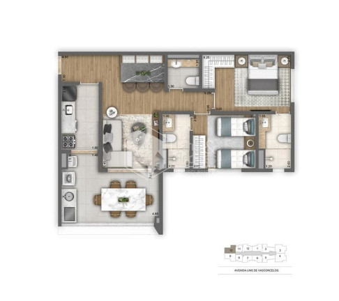 Imagem Apartamento com 2 Quartos à Venda, 76 m² em Vila Mariana - São Paulo