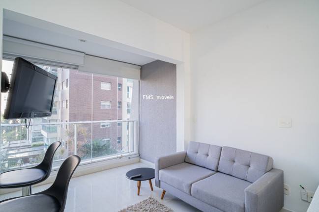 Imagem Imóvel com 1 Quarto para Alugar, 34 m² em Brooklin - São Paulo