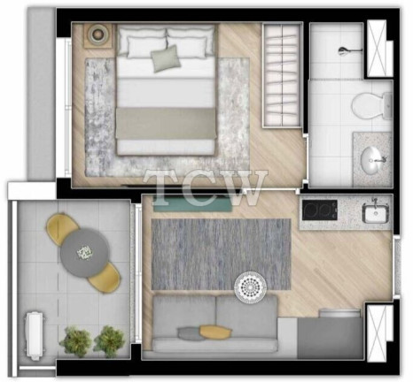 Imagem Apartamento com 1 Quarto para Alugar, 26 m² em Vila Nova Conceição - São Paulo Imagem Apartamento com 1 Quarto para Alugar, 26 m² em Vila Nova Conceição - São Paulo