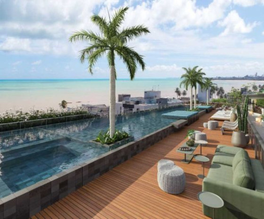 Imagem Apartamento com 1 Quarto à Venda, 28 m² em Cabo Branco - João Pessoa