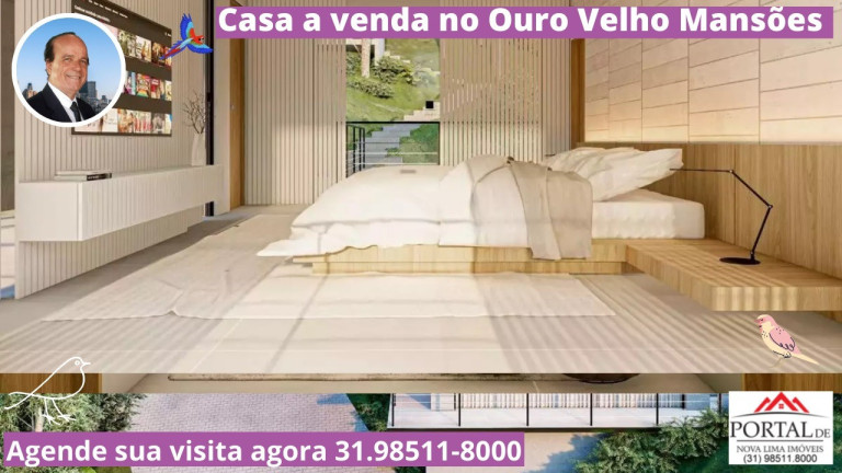 Imagem Casa com 5 Quartos à Venda, 500 m² em Ouro Velho Mansões - Nova Lima