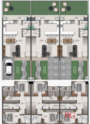 Imagem Casa com 3 Quartos à Venda, 100 m² em Meia Praia - Navegantes
