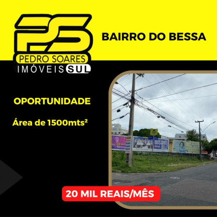 Terreno para Alugar, 1.500 m² em Jardim Oceania - João Pessoa