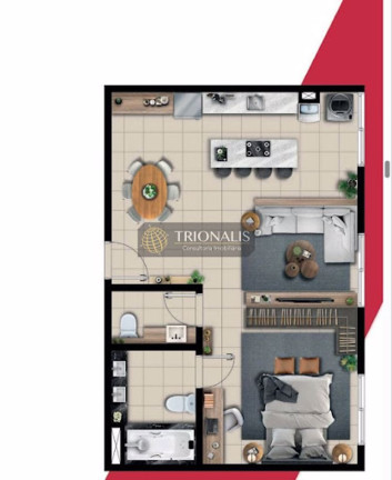 Imagem Apartamento com 1 Quarto à Venda, 44 m² em Atibaia Jardim - Atibaia Imagem Apartamento com 1 Quarto à Venda, 44 m² em Atibaia Jardim - Atibaia