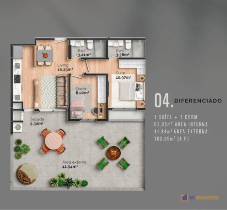 Imagem Apartamento com 2 Quartos à Venda, 121 m² em São Judas - Itajaí