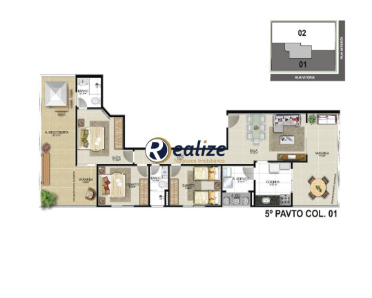 Imagem Imóvel com 2 Quartos à Venda, 92 m² em Praia Do Morro - Guarapari
