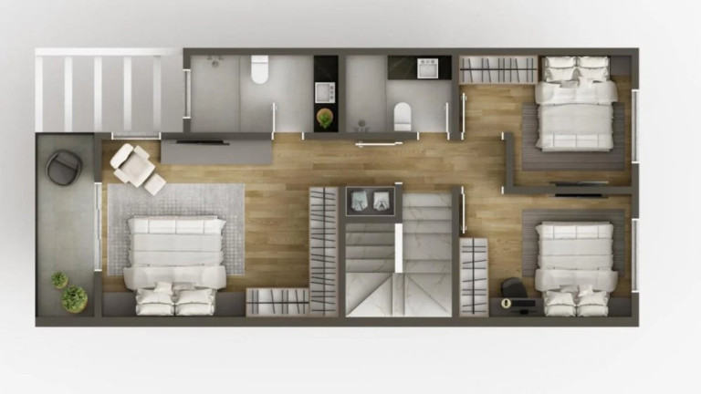 Imagem Sobrado com 3 Quartos à Venda, 118 m² em Portão - Curitiba