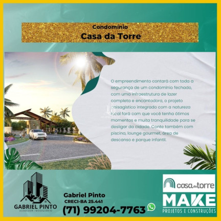 Imagem Terreno à Venda, 274 m² em Açu Da Torre - Mata De São João
