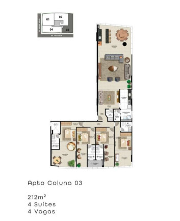 Imagem Apartamento com 4 Quartos à Venda, 212 m² em Praia Do Morro - Guarapari Imagem Apartamento com 4 Quartos à Venda, 212 m² em Praia Do Morro - Guarapari